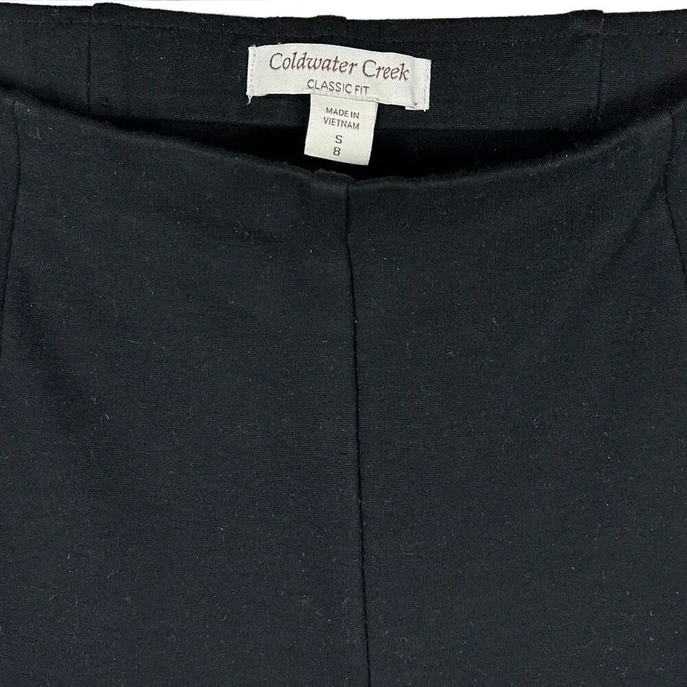 Coldwater Creek Classic Fit Pant size Small or 8 Black